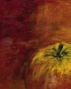 #050: Schwebend Apfel (2010)|Tempera auf Pappe 50x50cm|230,-